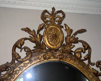 Detail of Mirror crest 
