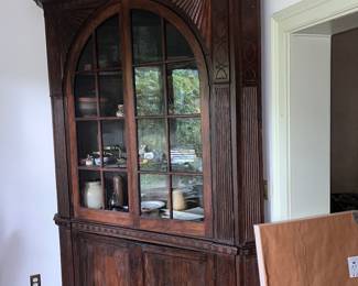 Massive corner cabinet