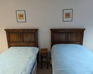 Twin beds