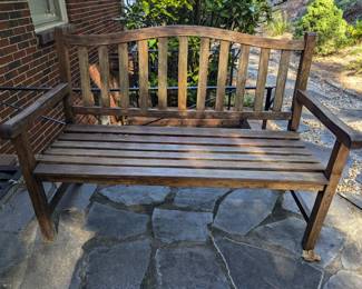 Teak bench
