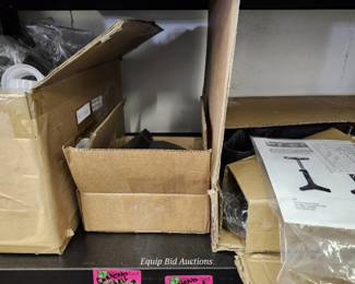 Contents Of Shelf, Including Support Stand, And More