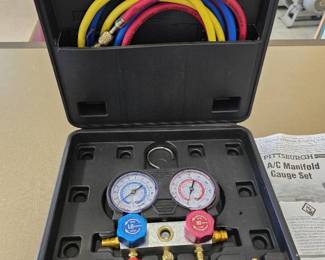 Pittsburgh A/C Manifold Gauge Set