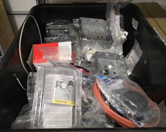 Tub of Electrical Outlets, Bushings and More
