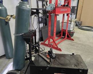 Welding Cart And Bottle