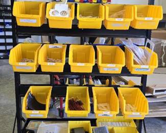 Double Sided Parts Rack W/ Bins