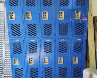 5ft Double Sided Lyon Metal Lockers
