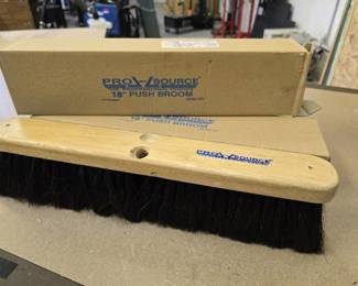 (2) NEW Pro Source 18in Brooms