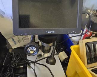 Lot W/ Digital Microscope Kline Tools and More