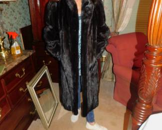 Avanti Fur SEGA Full Length Ebony Mink Coat
