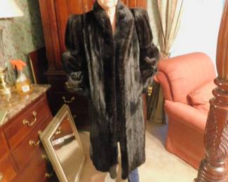Avanti Fur SEGA Full Length Ebony Mink Coat