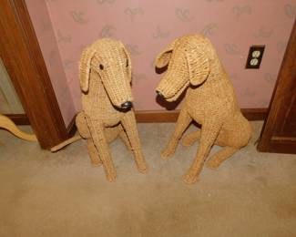 WICKER DOGS