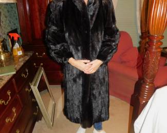Avanti Fur SEGA Full Length Ebony Mink Coat