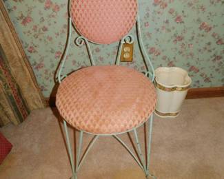 Vintage Iron Vanity Seat