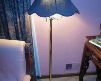 Vintage Brass Floor Lamp