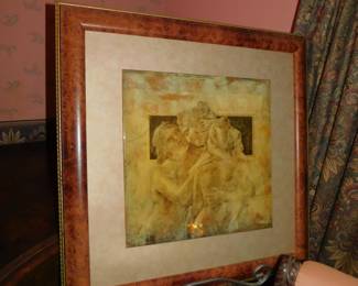 Framed Print On Easel