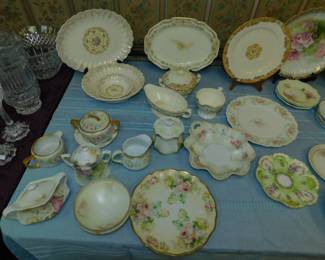 RS PRUSSIA AND VARIOUS VINTAGE CHINA