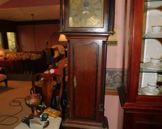 Antique D. Collier Gately George III Tall Case Clock Not Working. Late 1700's