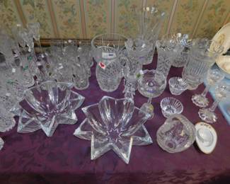 WATERFORD AND MISC GLASS