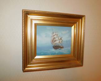 Framed Oil Painting