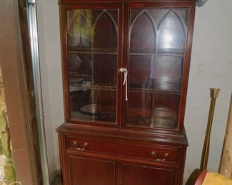 Vintage Mahogany China Cabinet