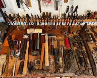 house pic - a large collection of tools.