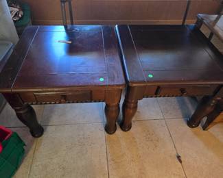 Pair side tables.