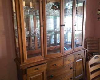 Broyhill dining room china cabinet.