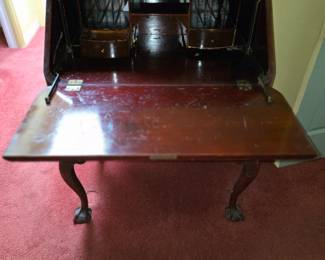Antique drop down desk.