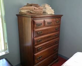 Bedroom tall boy dresser