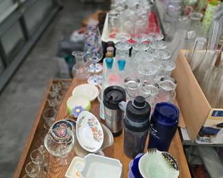 Moore glassware and barware