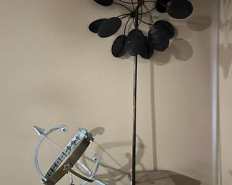 Spinning yard decoration