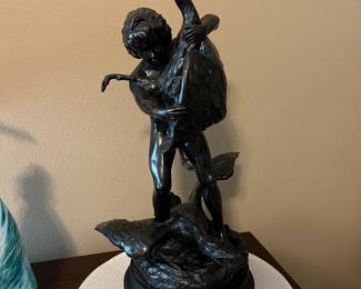 Bronze reproduction statue