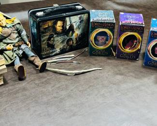 Lord of the Rings Collection Legolas $5 Golblets $Lunch box $