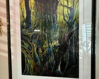 Eyvind Earle “Ancient Tree”$5000