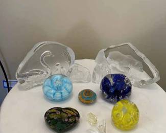 Pretty Paperweights Glass Galore