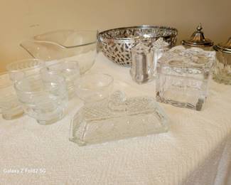 Glass And Metal Serviceware 