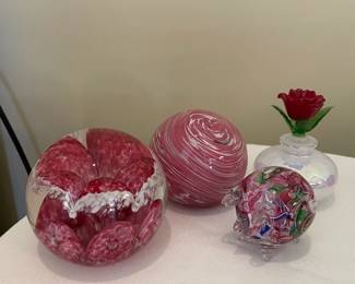 Pink Paperweights