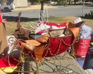 Assortment of Christmas items