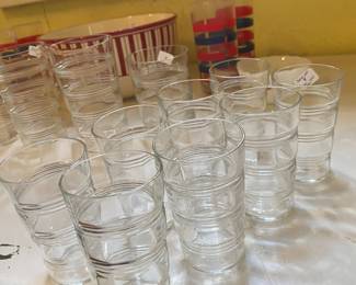 vintage juice glasses