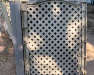 plastic fence panels