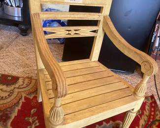 child's chair, antique, sturdy