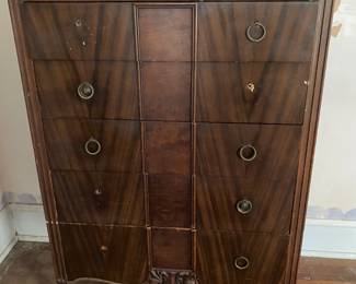 UPSTAIRS  Sligh antique 5 drawer chest