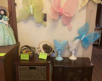 whimsical butterfly wall art