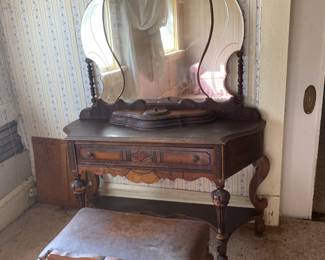 UPSTAIRS beautiful antique vanity