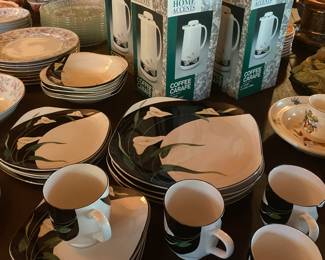 SANGO " Quadrille" dishes