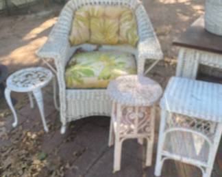 wicker patio furniture