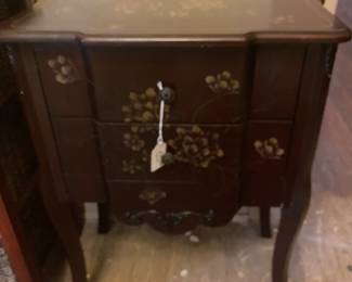 pretty painted side table