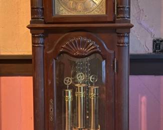 SLIGH grandfather clock, working