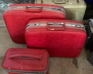 vintage Samsonite luggage