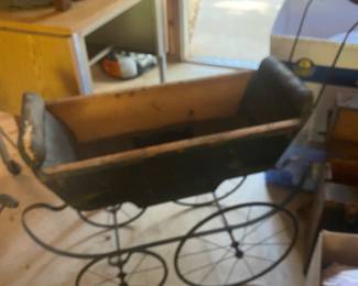 antique pram